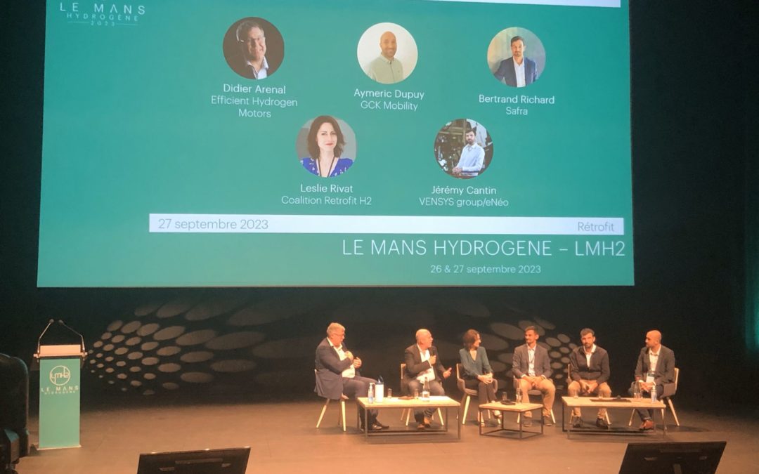 [𝗘𝗩𝗘𝗡𝗘𝗠𝗘𝗡𝗧] Nos membres mobilisés pour Le Mans Hydrogène – LMH2 pour porter la voix du rétrofit à l’hydrogène !